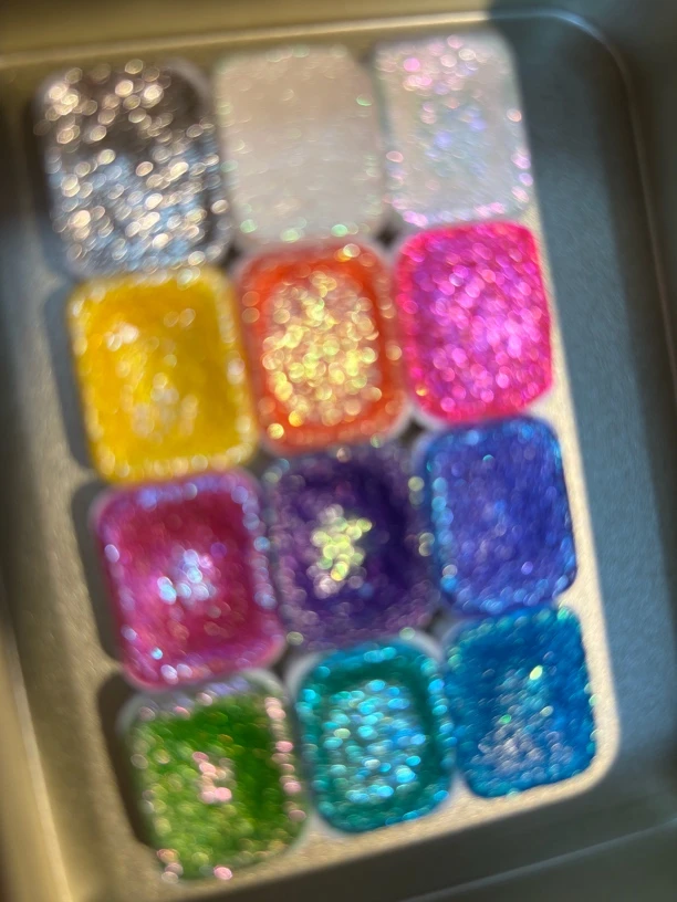 小鱼老师（爆闪钻石珠光）常用12色1ml