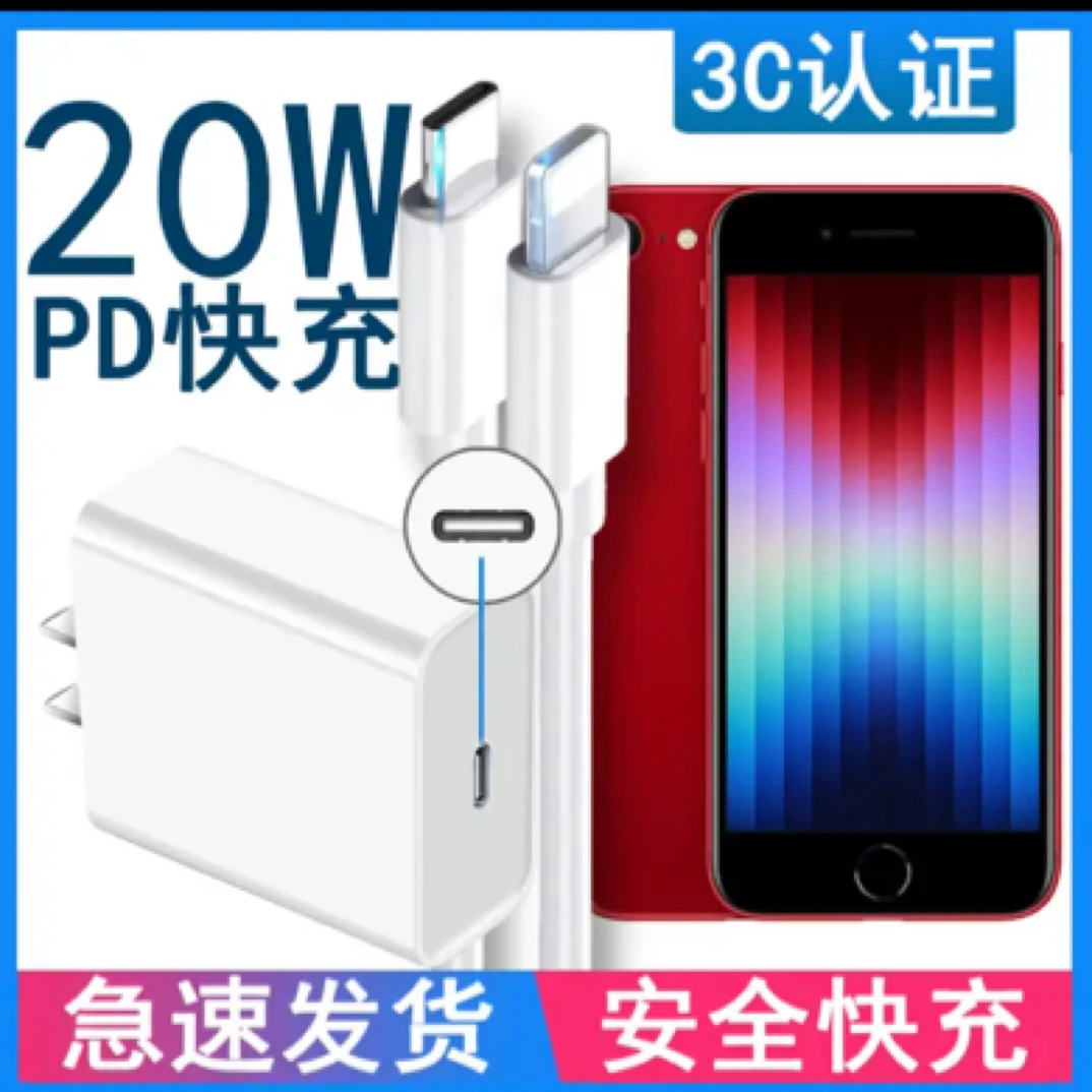 95新  适配SE2/SE3充电线PD线快充充电器/快充充电线通用