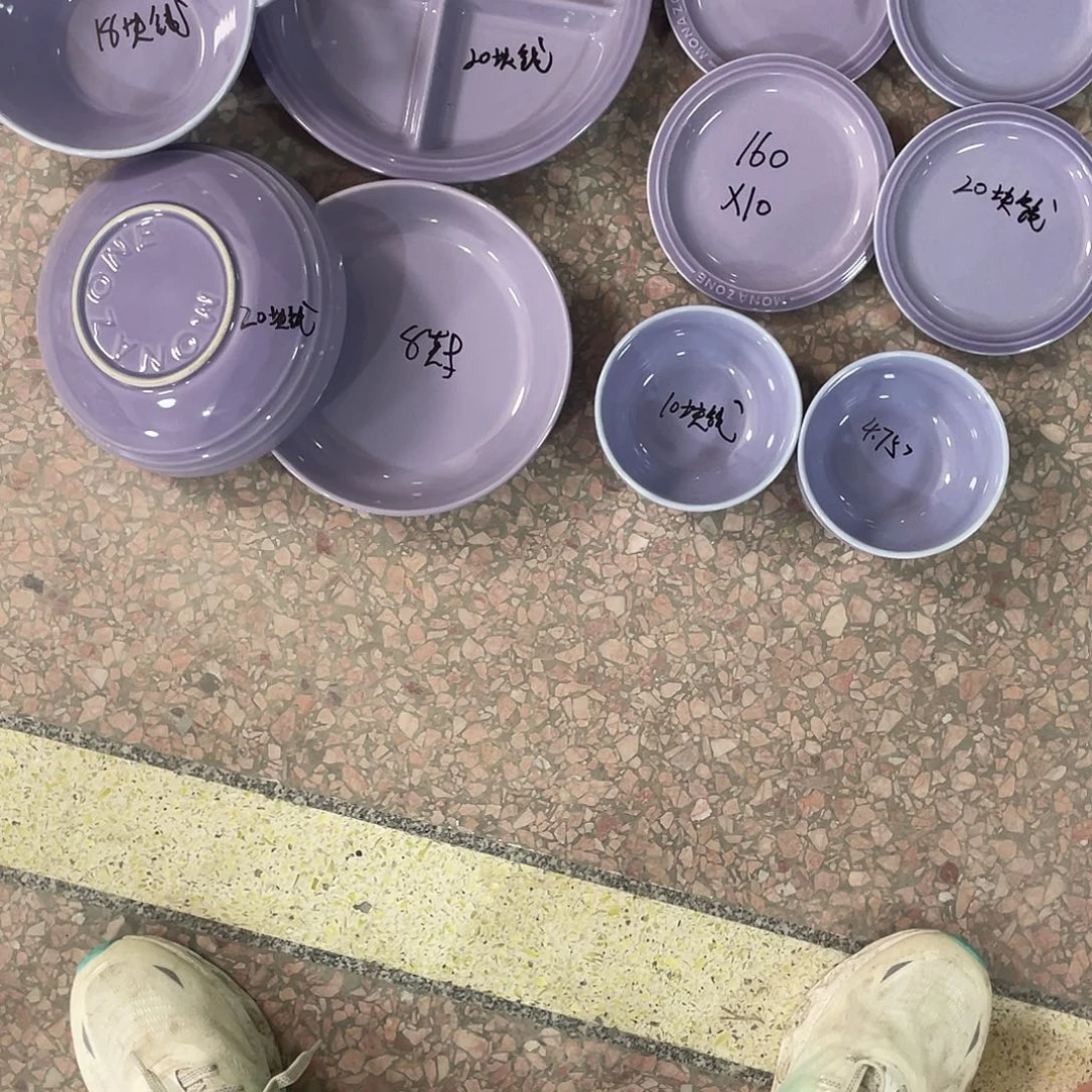 瓷片微瑕陶瓷餐具套装160