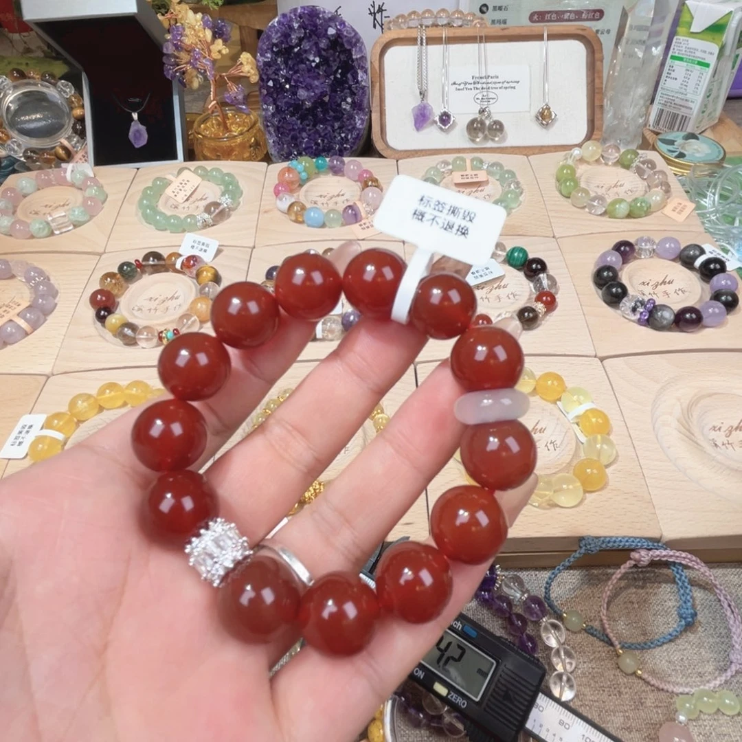 水晶手链未镶嵌天然水晶