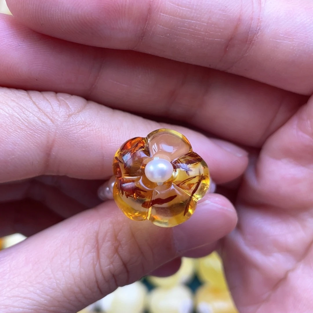 未镶嵌琥珀裸石蜜蜡