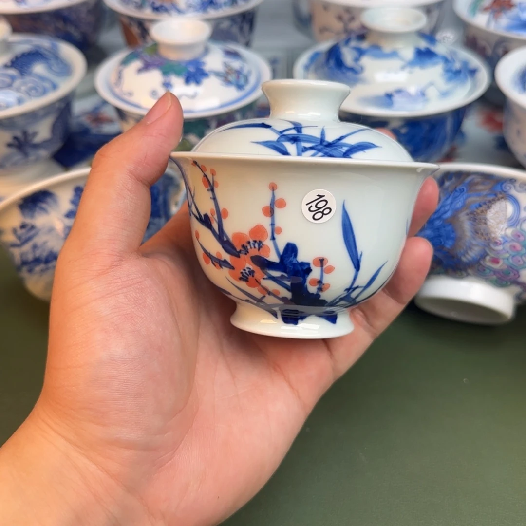 彦祖纯手工手绘茶具198