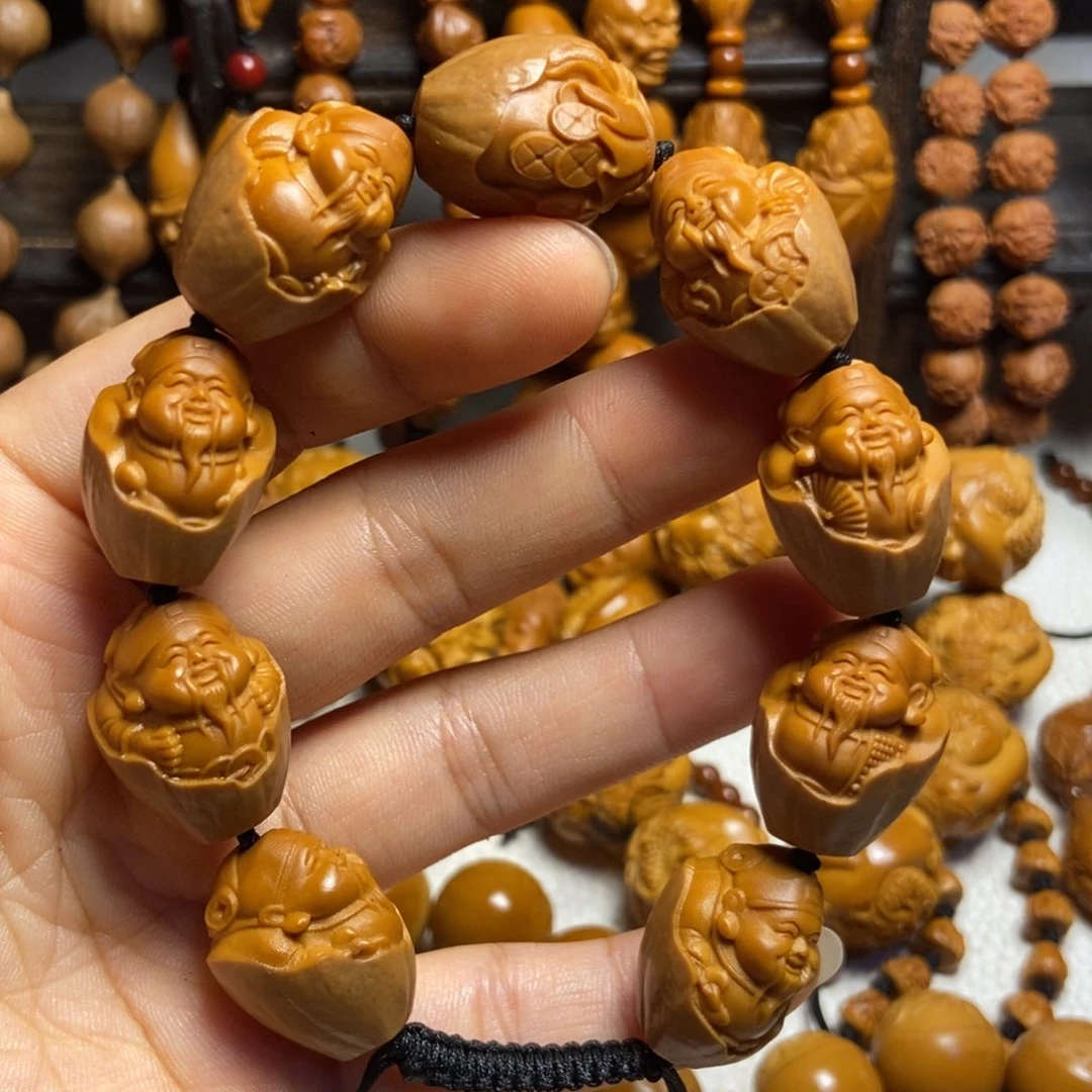 【闪购商品】手串/手链橄榄核包衣财神