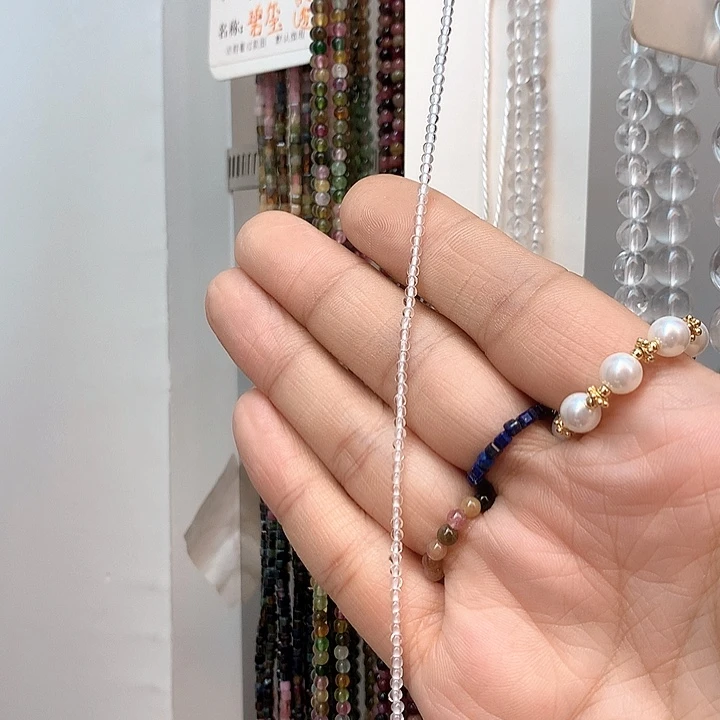 玛瑙/玉髓手串未镶嵌花****圆