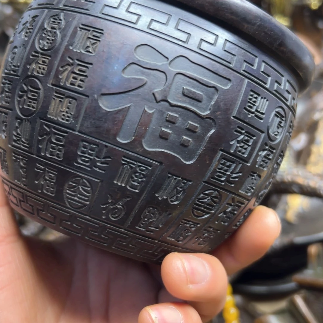 铜摆件欢迎欢迎你