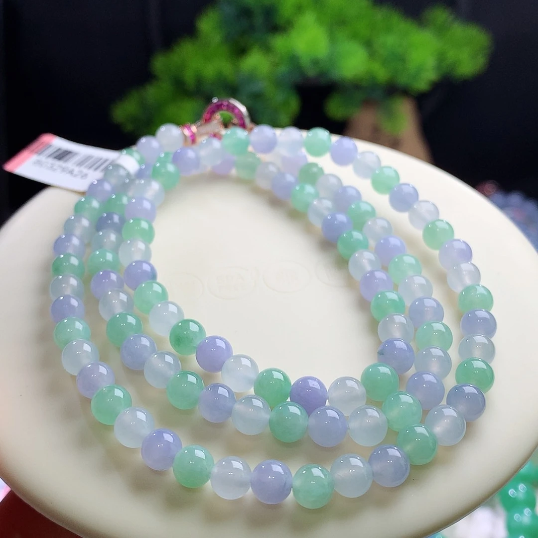 项链未镶嵌翡翠卡6mm