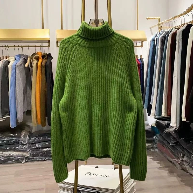 【影姐宠粉】冬季软糯内搭针织衫女短款高领纯色显瘦毛衣Y032