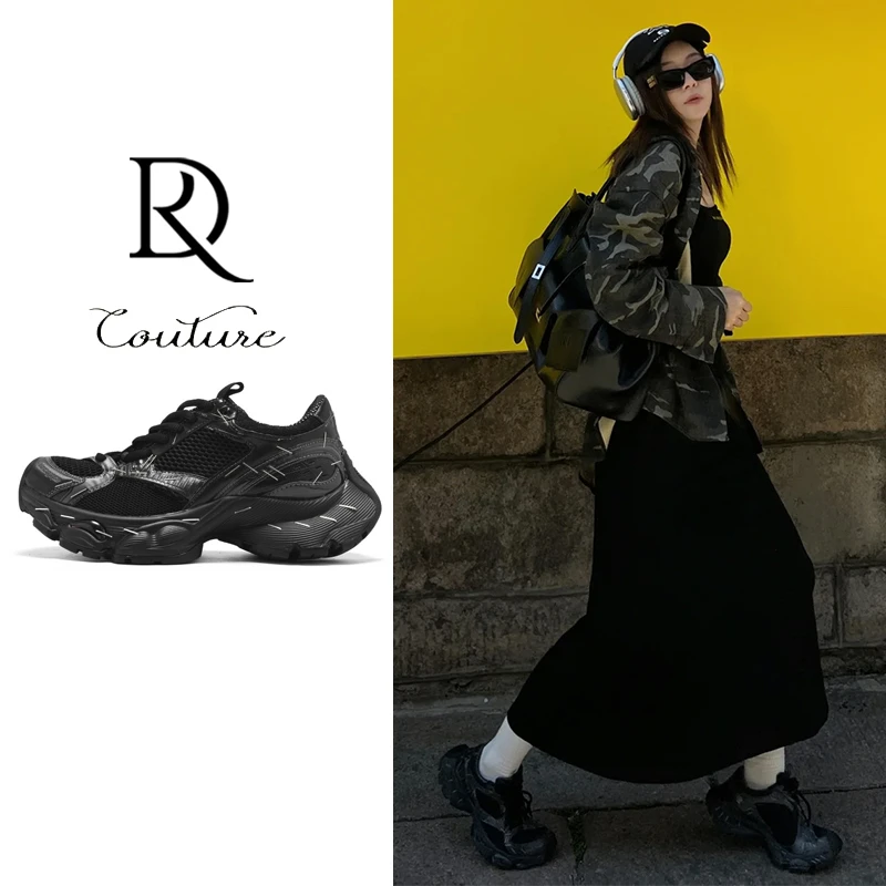 官网正品stapler巴黎订书机老爹鞋男女2025秋季厚底休闲运动鞋