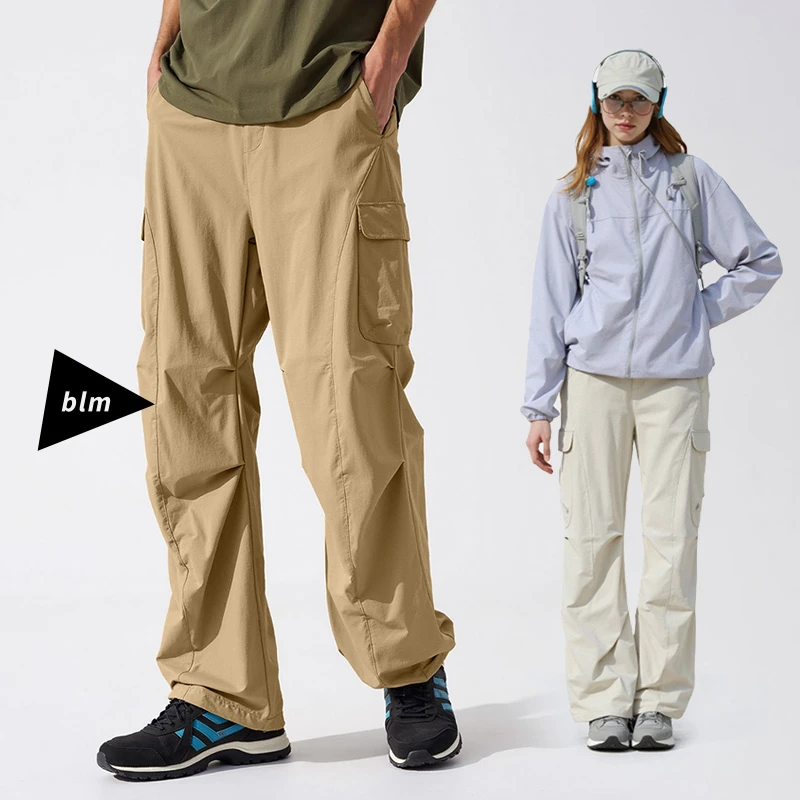 ▶ blm城市机能工装休闲裤男女阔腿裤伞兵裤夏季透气宽松登山裤