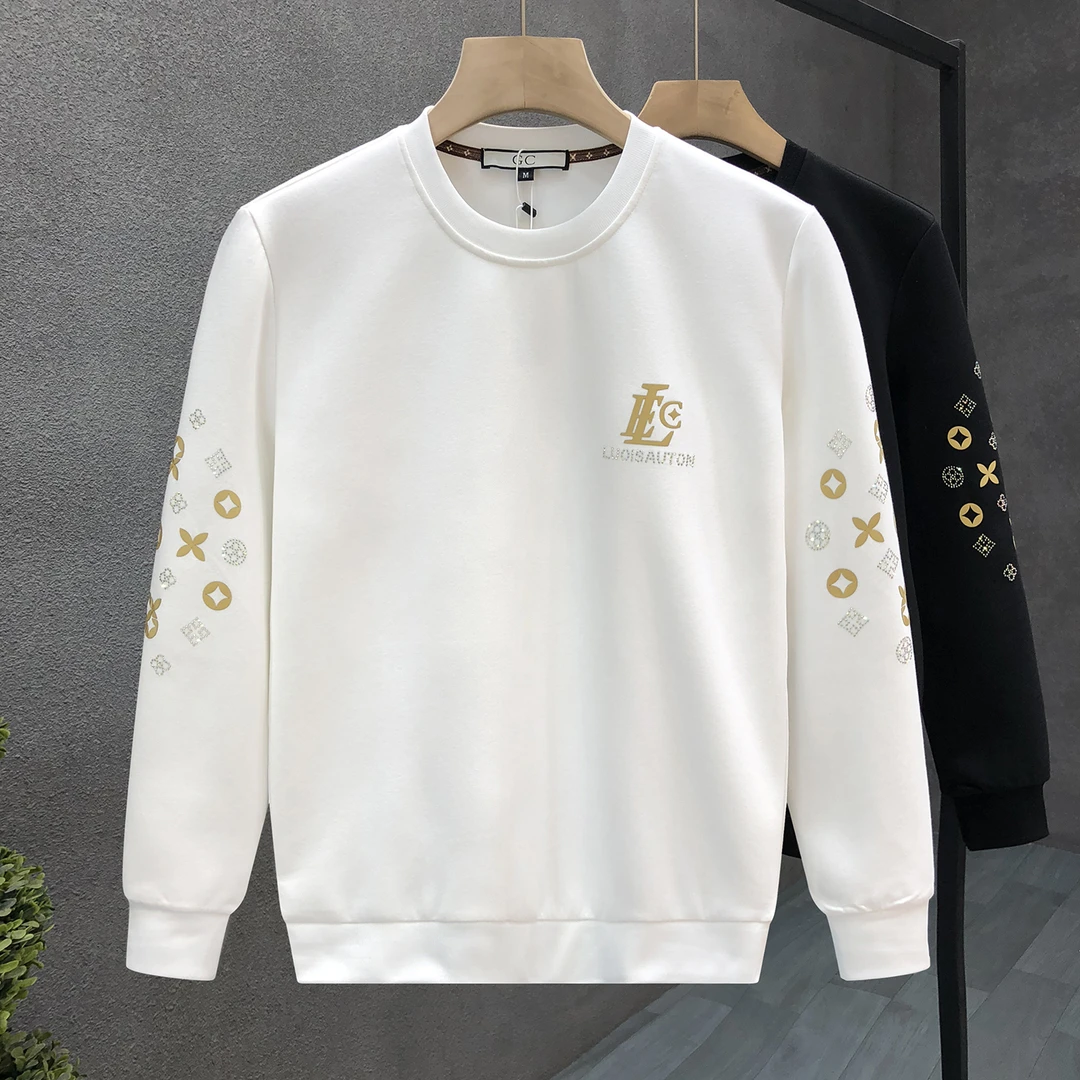 HAESONMENEAT哈逊梅奈欧货圆领卫衣男士秋季时尚休闲潮流外套上衣