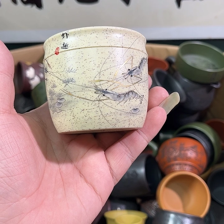 茶杯紫砂全手工紫砂主人杯