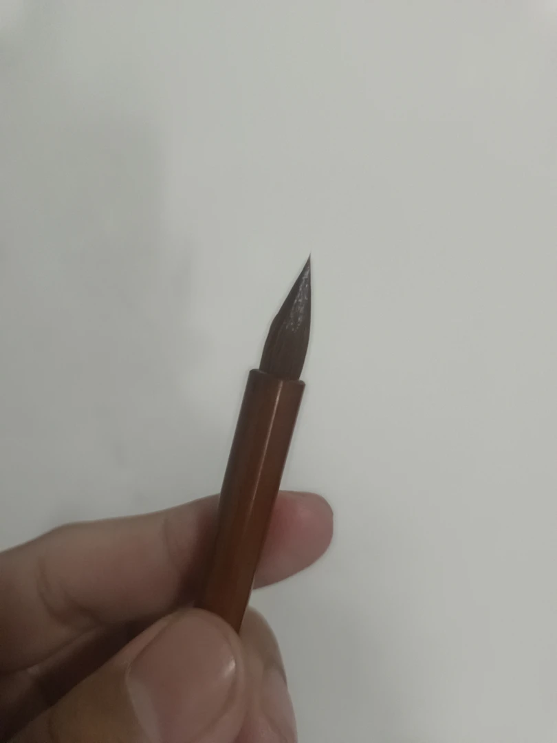 【颜安青】出锋1.8口径0.56狼毫小楷   根部垫羊须  不加健