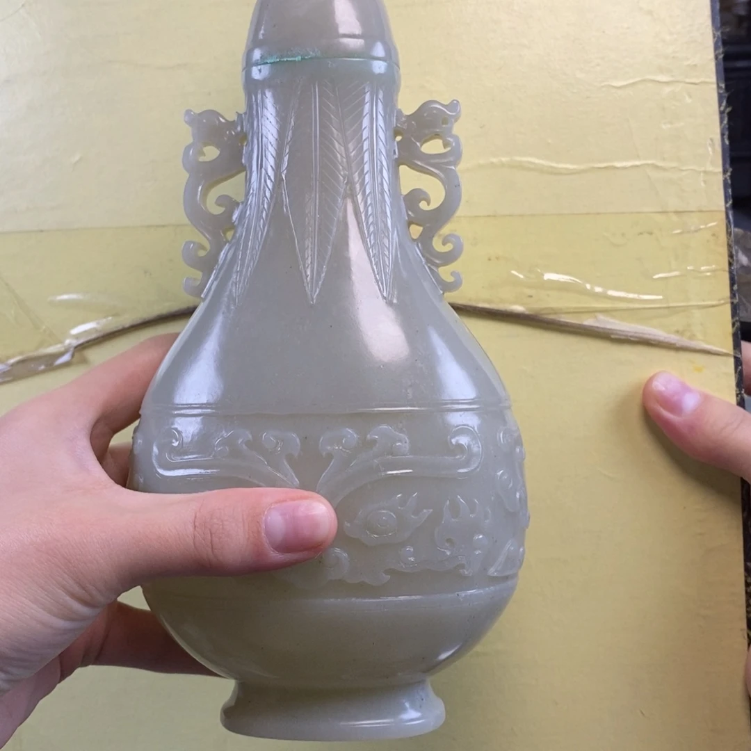 海***1和田玉未镶嵌挂件