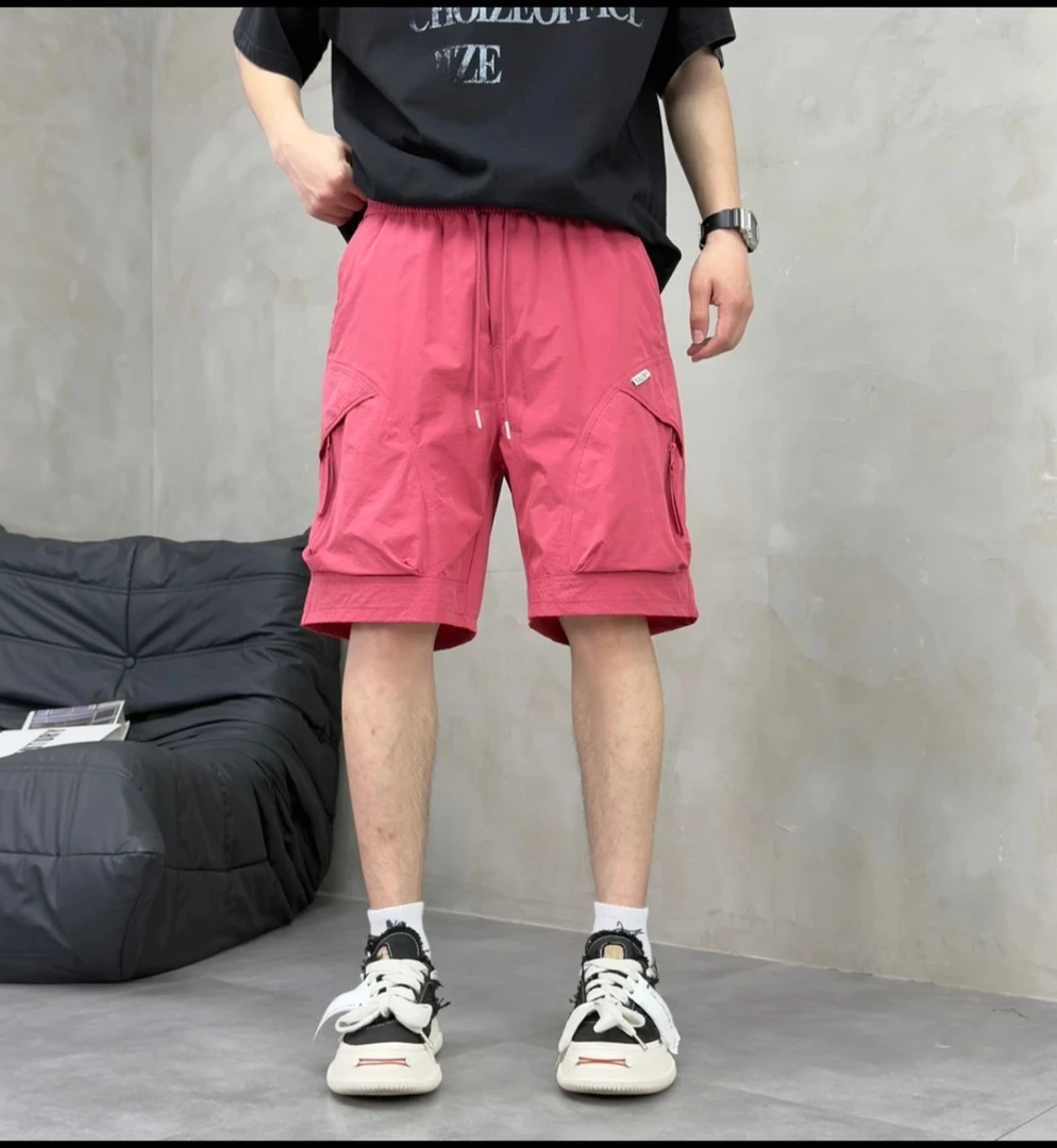 【玲妹妹】#9006夏季薄荷凉感男士短裤速干薄款工装五分裤