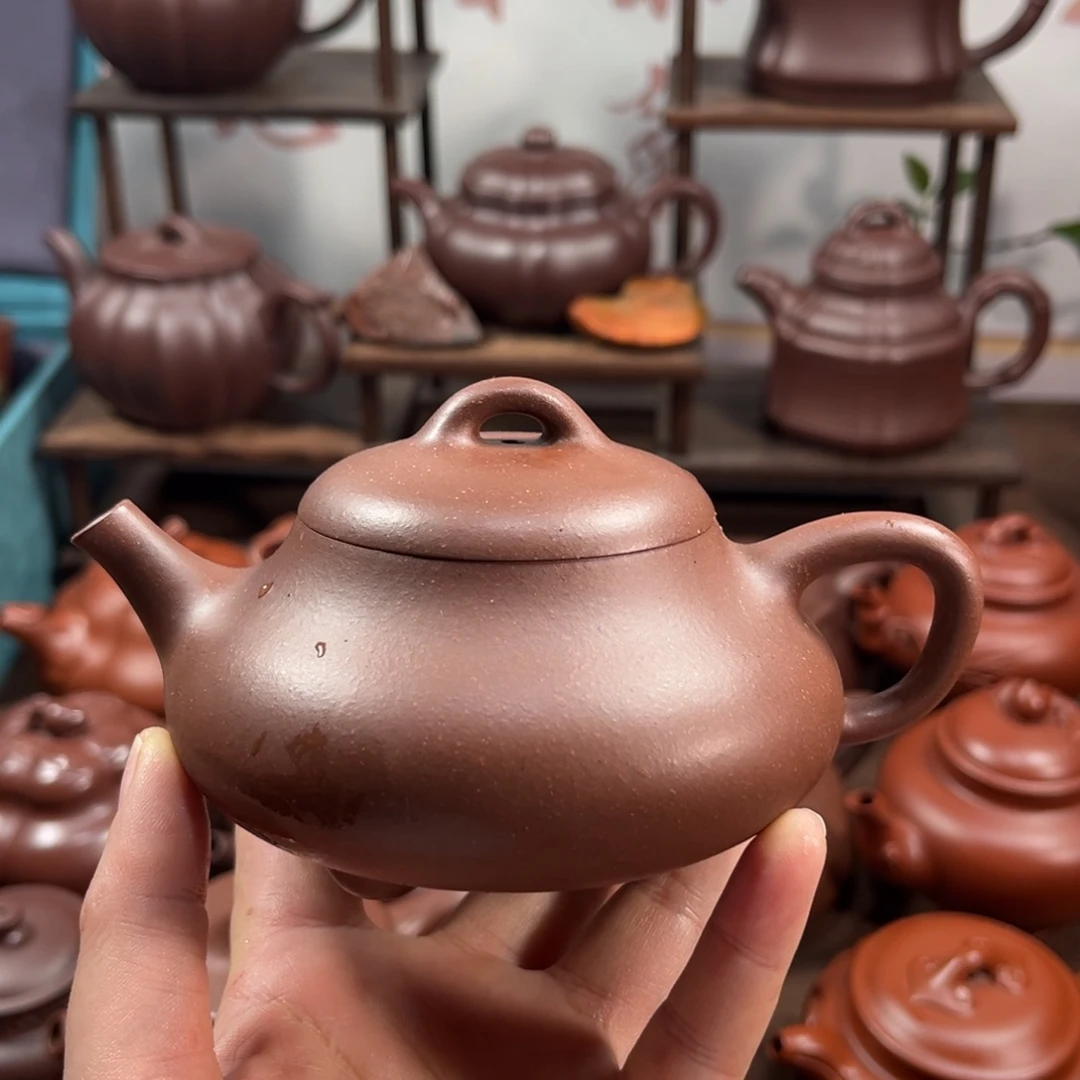 紫泥茶壶原矿紫泥200毫升