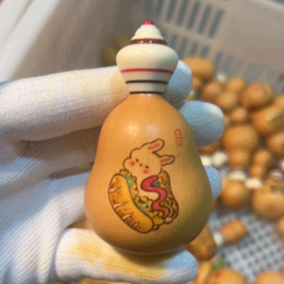 文玩镶口针刺天然精品葫芦直播间