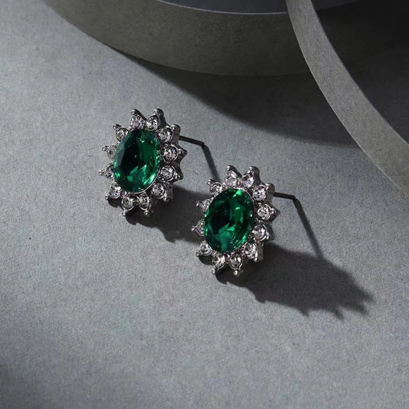 铜合金耳饰 晚宴气质太阳花耳饰LY0482