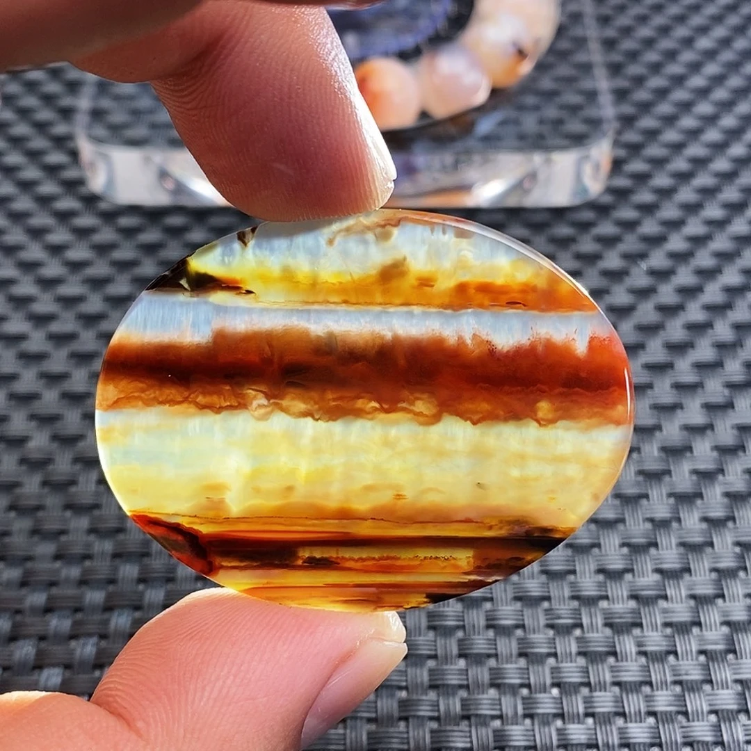 玛瑙/玉髓未镶嵌吊坠(不含链)107