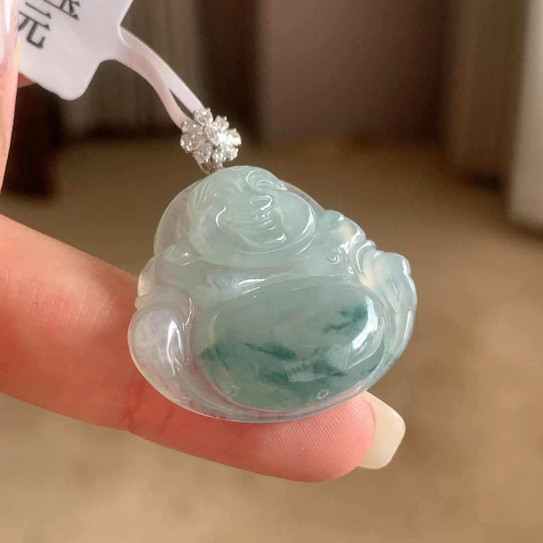 缅甸翡翠A货吊坠PQGJ892-2