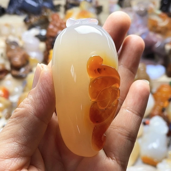 恋***石玛瑙/玉髓未镶嵌饰品