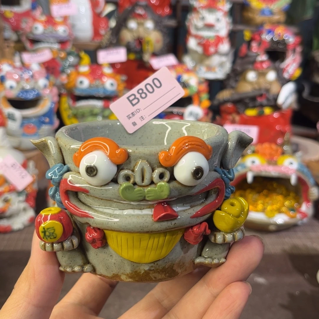 泥塑纯手工茶宠摆件