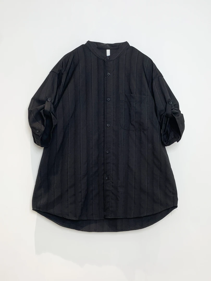 优装良品新款夏季男士中袖衬衫简约中袖微潮宽松打牌潮流衬衫2197