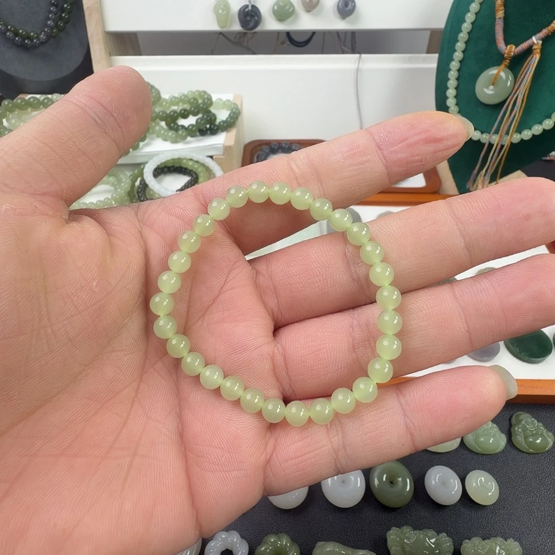 和田玉（糖玉）未镶嵌手链