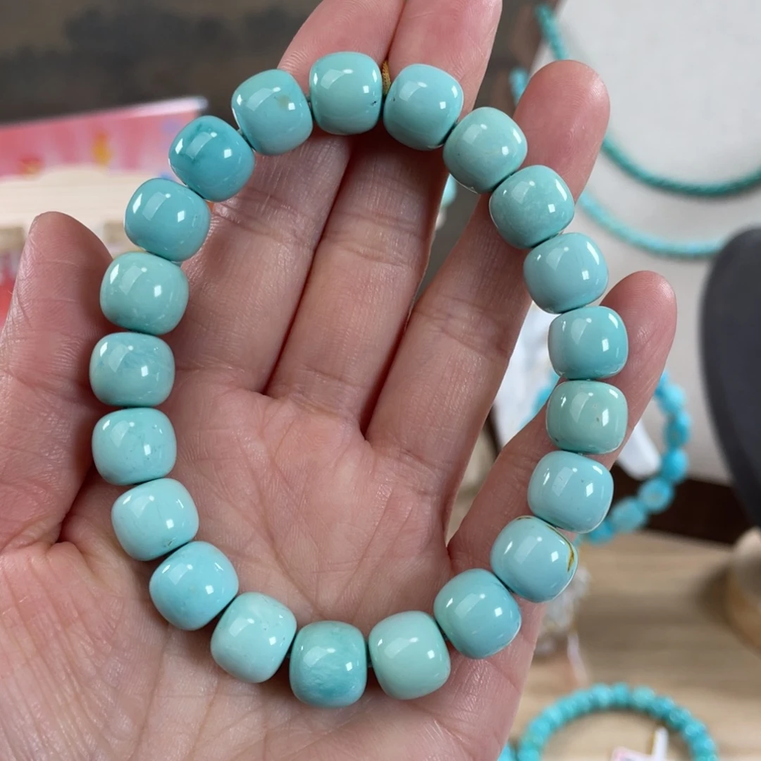 绿松石未镶嵌套链10+精品老型手串