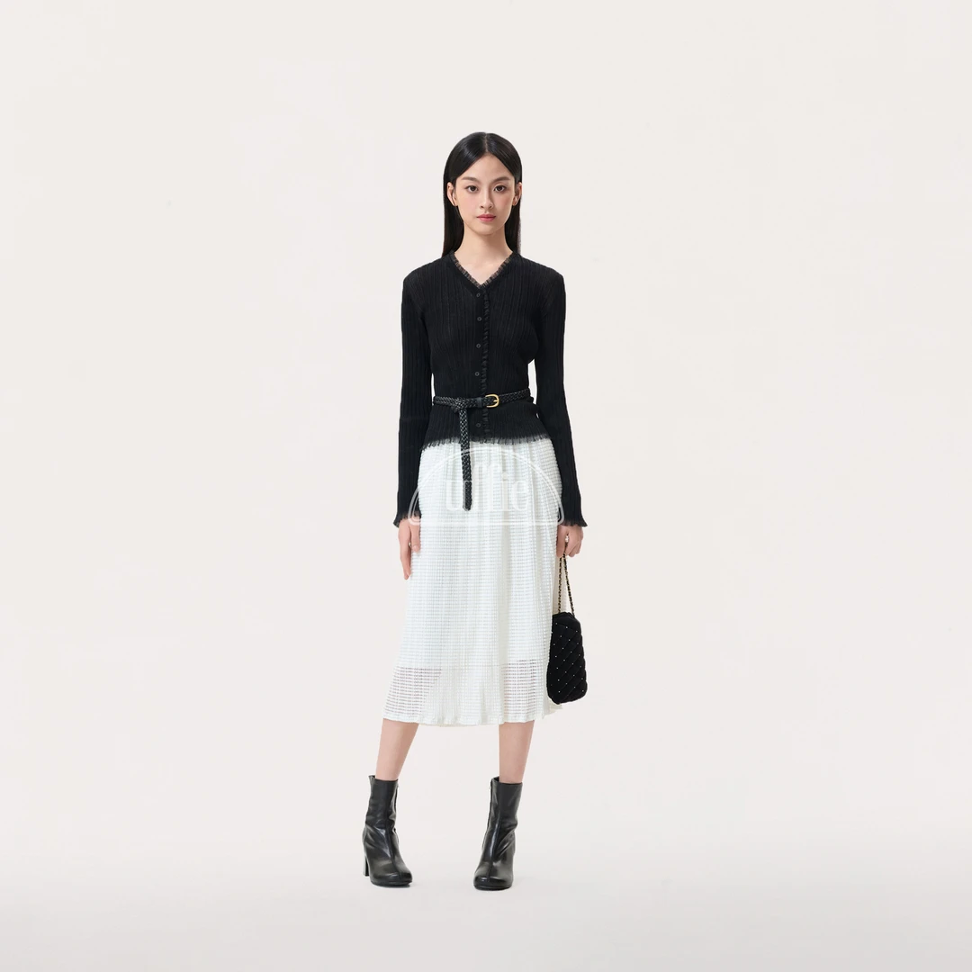 UFFIE 于绘 光影楼梯格半裙