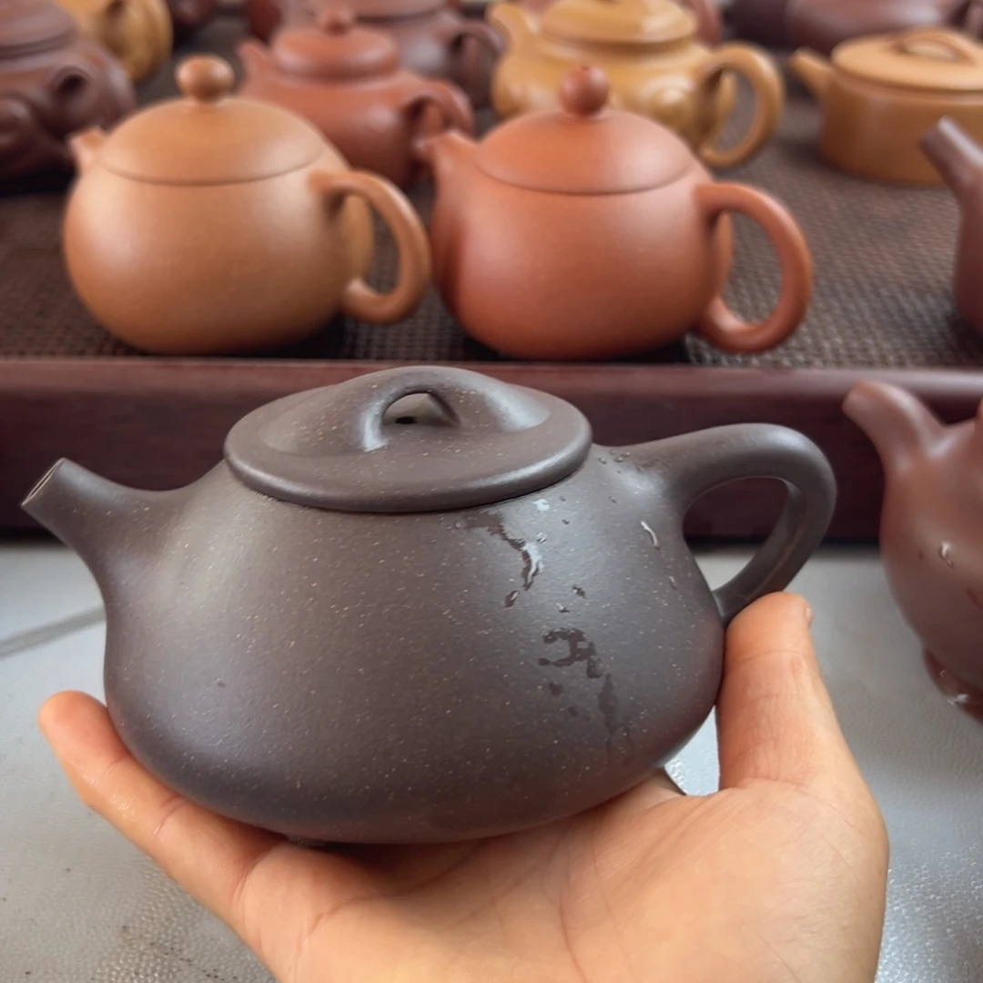 冷*紫砂壶天青大满瓢300cc