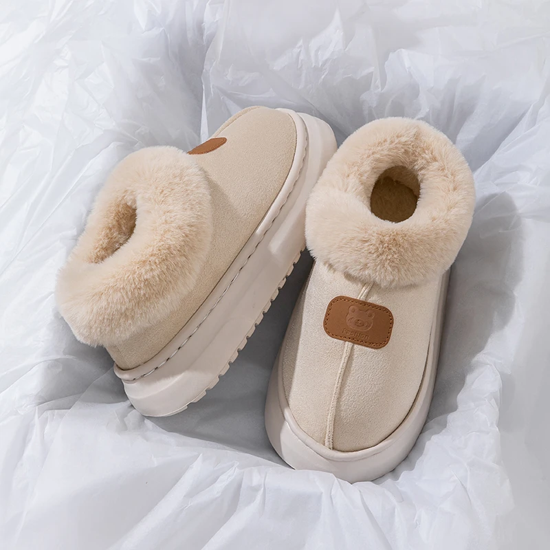 秋冬包跟棉拖鞋女款2025新款爆款踩屎感外穿冬季厚底高级加绒舒适