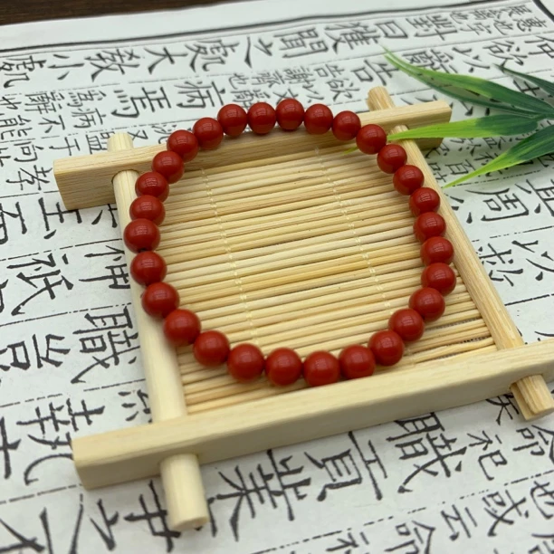 含辰砂工艺品精品红砂6mm女士福利款手链