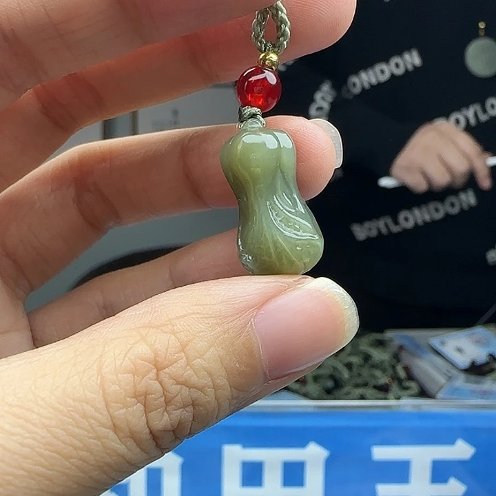 和田玉未镶嵌颈饰20mm