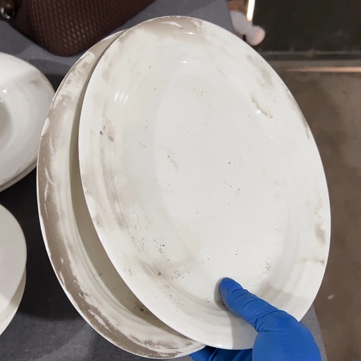 库存尾货鱼盘一对口径26.5