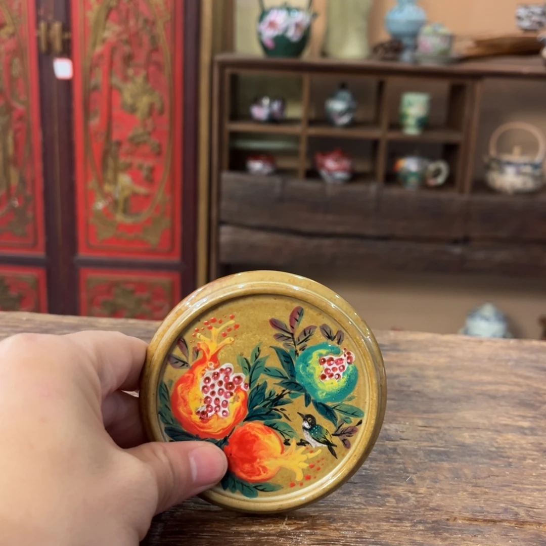 柴烧手工手绘陶瓷