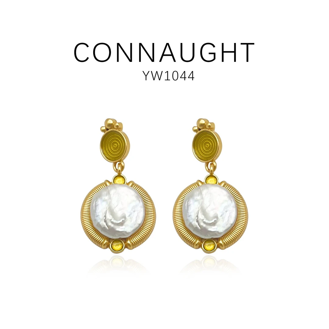 铜合金耳饰 经典大气百搭优雅气质耳饰～YW1044