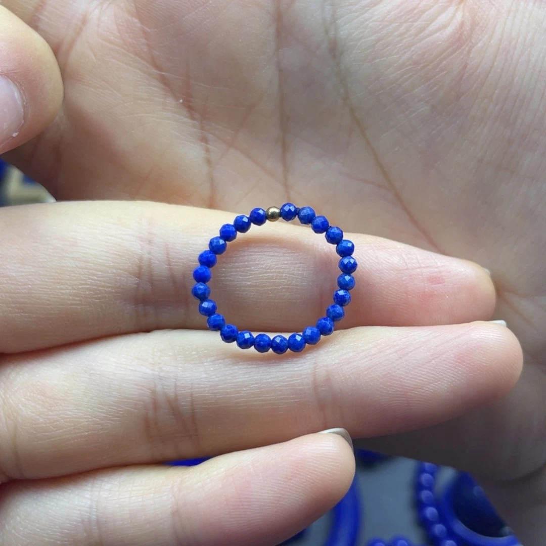 青金石未镶嵌戒圈