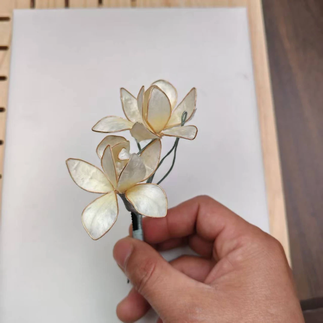 春风 非遗绒花 古风配饰 （手工制品 默认微瑕）3272