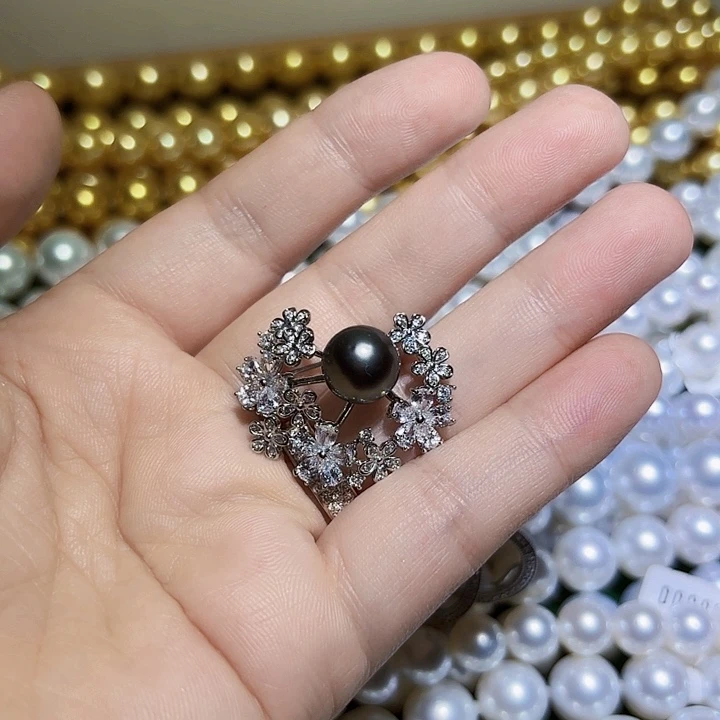 未镶嵌海水珍珠项链若***儿