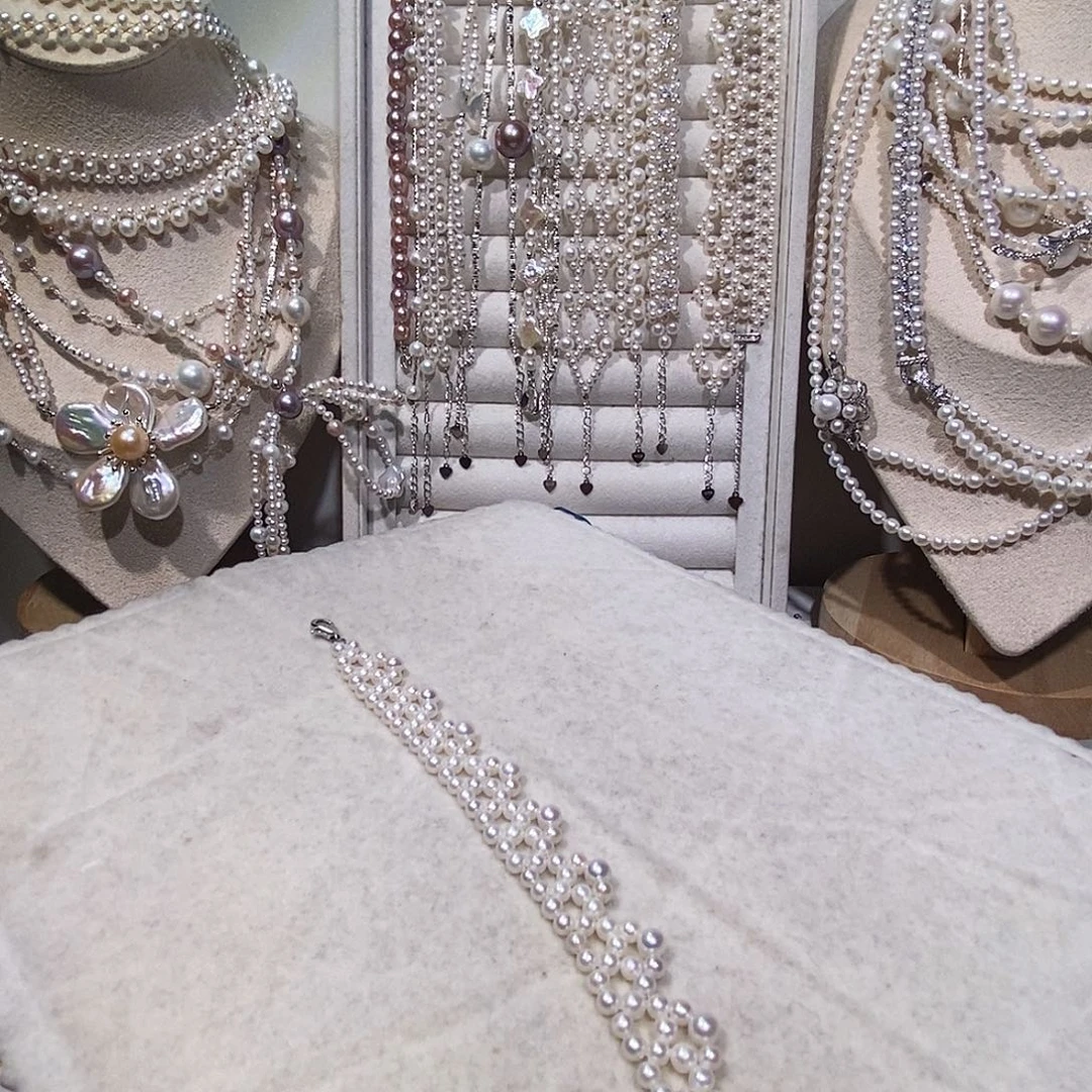 非金属925银编织设计手链