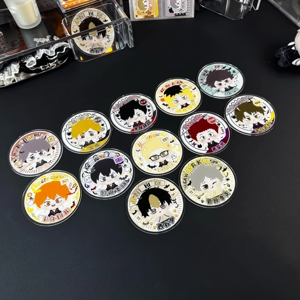 【自选】排球少年同人二创Q版亚克力杯垫全12款