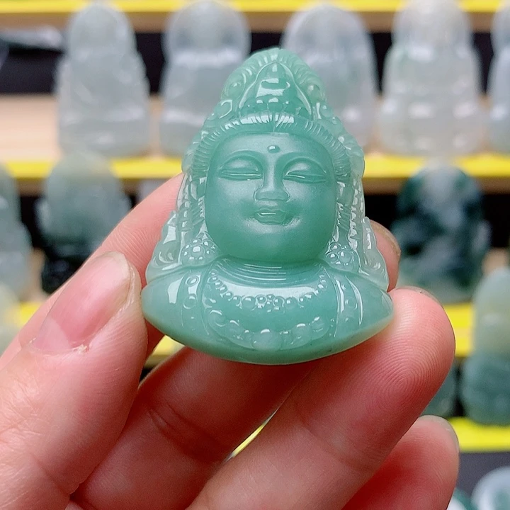 一***年翡翠未镶嵌吊坠(不含链)佛首