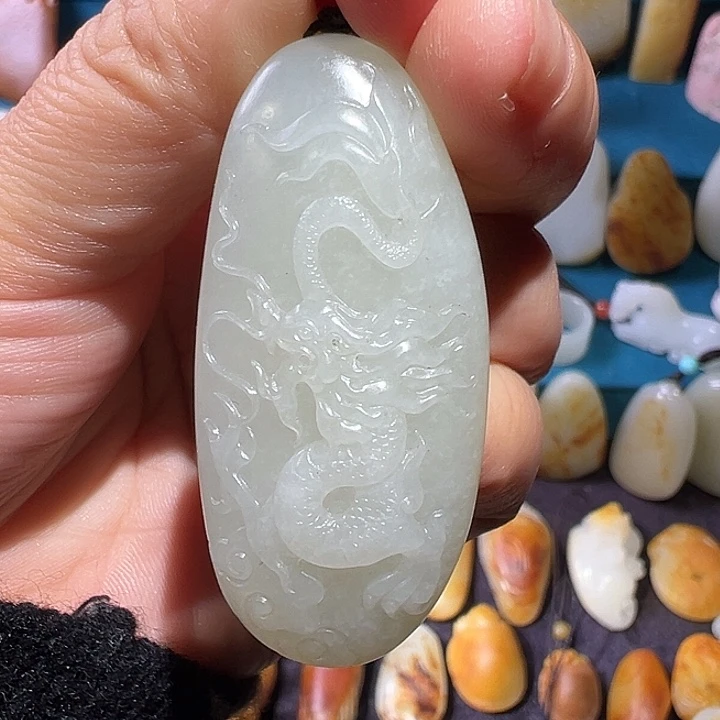 繁***星和田玉未镶嵌吊坠(不含链)
