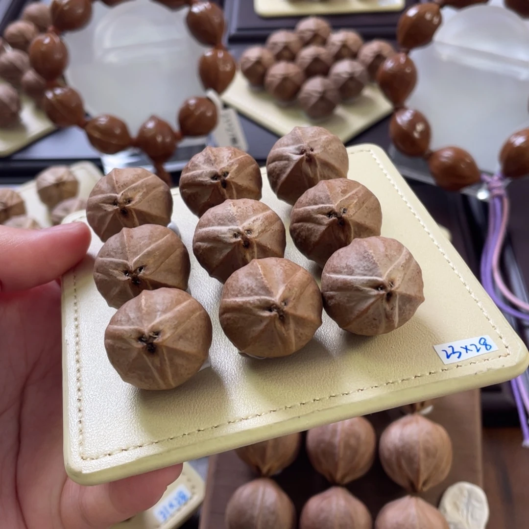 难***涂橄榄核手串/手链2328梅林铁核定制散籽