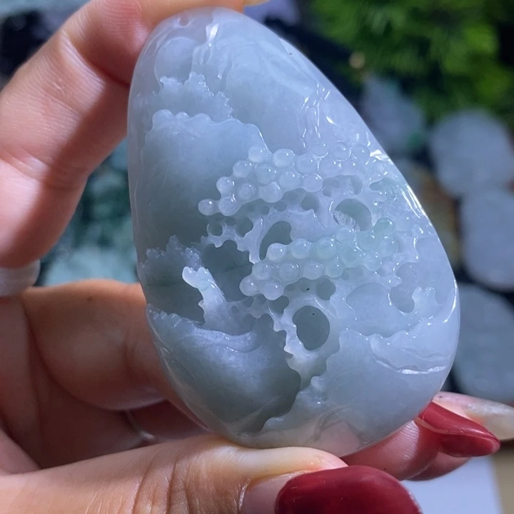 【闪购商品】翡翠挂件未镶嵌山水