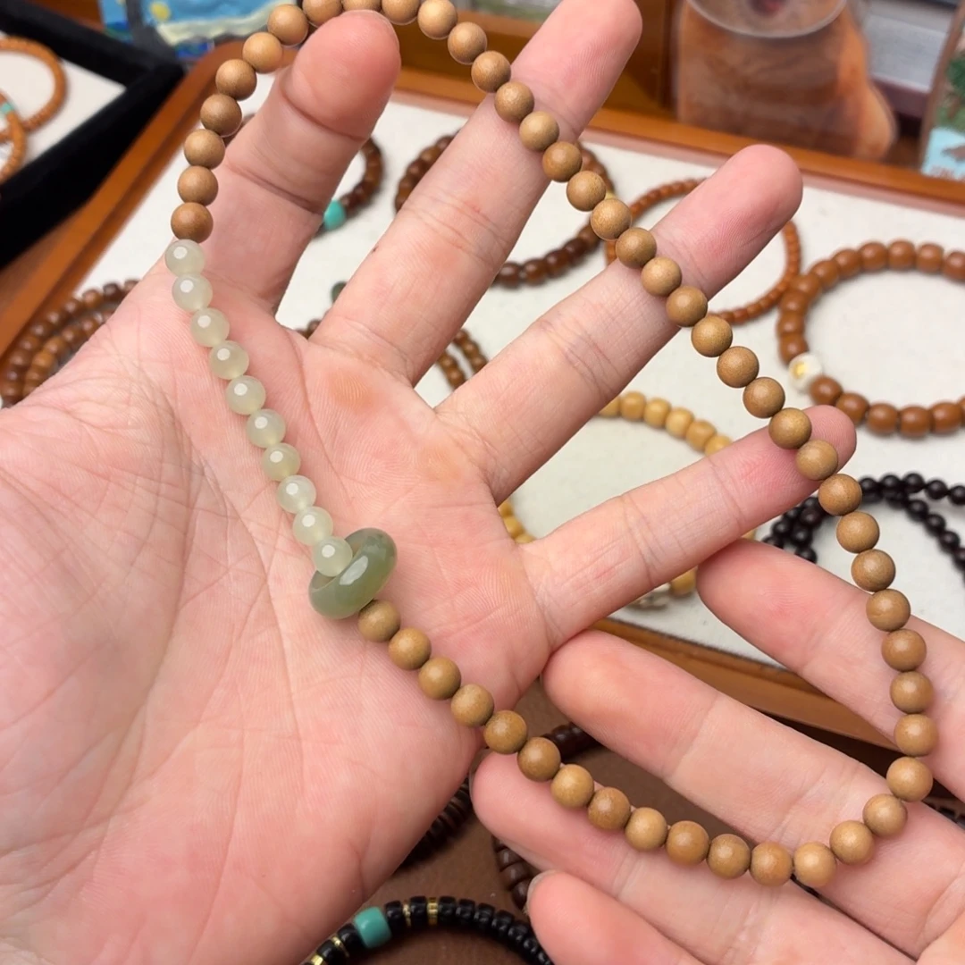 和田玉未镶嵌手链