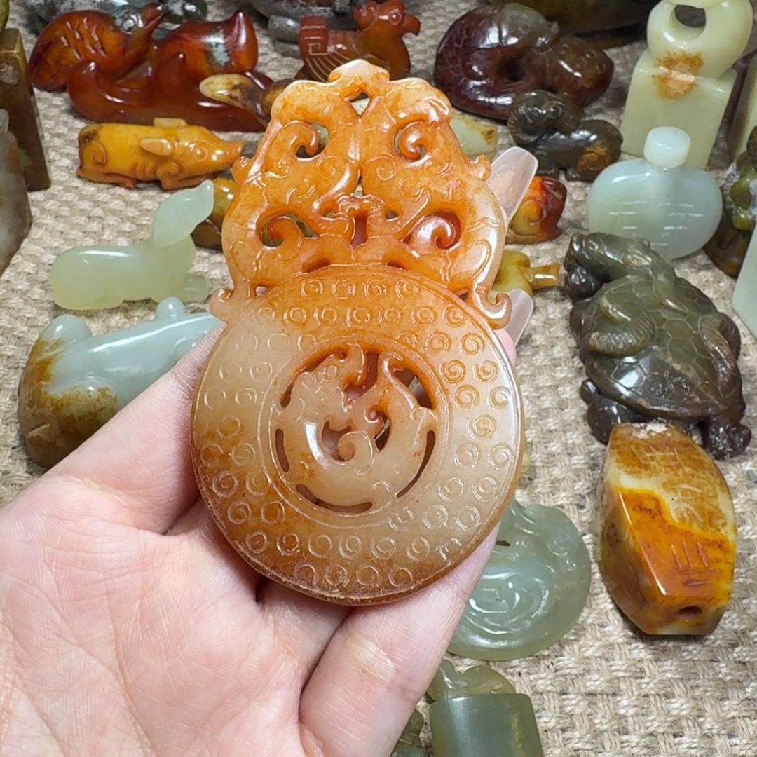 白玉菩提吊坠挂件