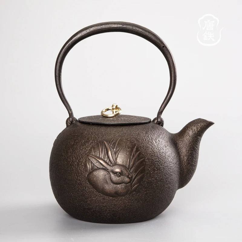 【马爷价到】唐铁十二生肖铁壶之兔烧水泡茶茶具文人雅器商务送礼