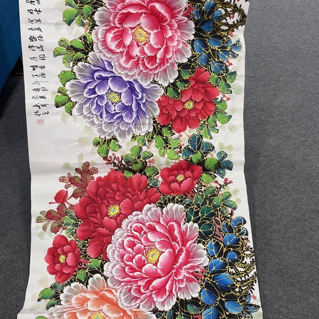 国画今天上午国画作品展示