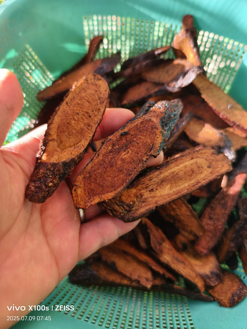 甘肃野外采挖红皮黄心甘草&炙甘草250克包邮